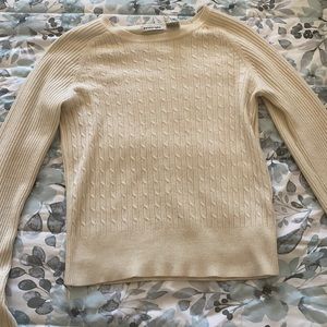Shirt cream color.